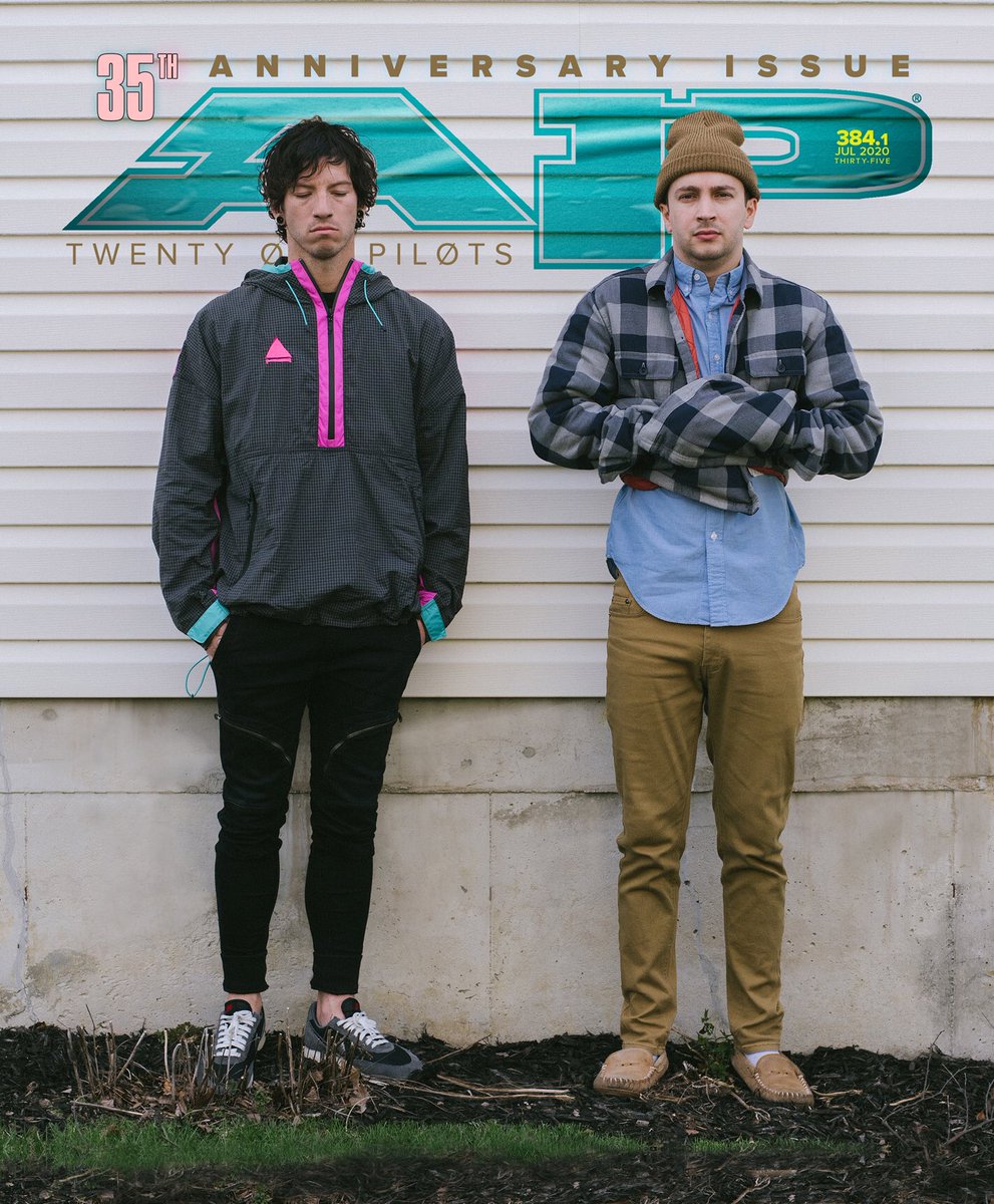 twentyonepilots's tweet photo. it's the 35th year of @altpress and look who is on their spankin' new issue. https://t.co/nhwVuMmfhJ https://t.co/lgrfFgodq3