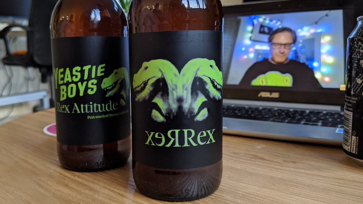 ChrisHallBeer's tweet photo. Loved hanging with The Dream Team ™️ tonight for #RexDay. https://t.co/nopsp6Ck78