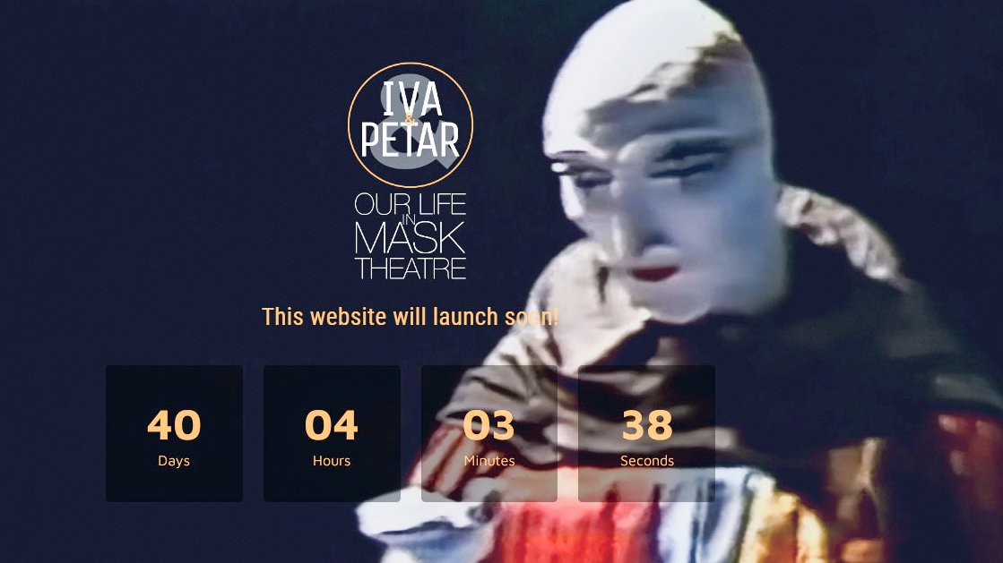 bigbugsact's tweet image. The countdown has started!
Soon you will, at one place for the first time, find bundled all Iva &amp;amp; Petar works, their award-winning theatre productions, how they work together, people they work with and much more background stories.
ivapetar.com
#IvaPetar #maskthetre