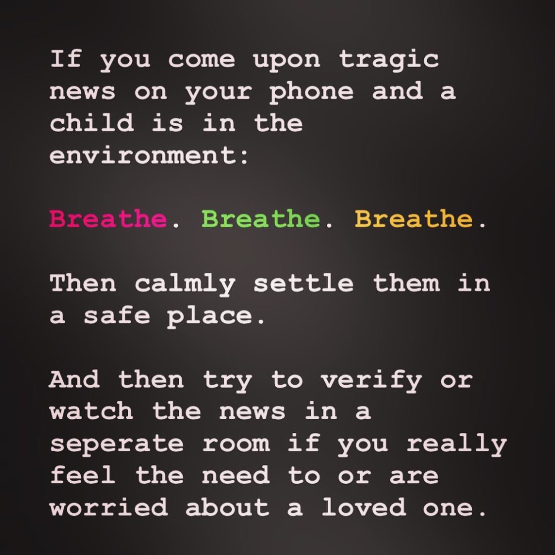 If you are parenting or caregiving a child and tragic news pops up on your phone, here are some tips. - 8