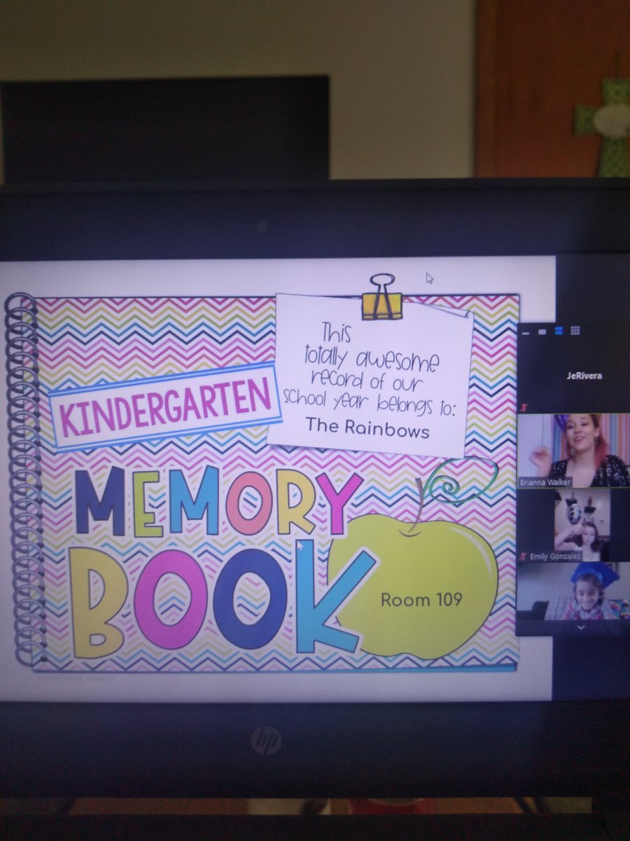JriveraMaddock's tweet photo. Was able to attend a Zoom Kindergarten Graduation for Room 109 at Fry School. Beautifully put together. Congratulations to all the graduates heading to 1st grade. https://t.co/z3CL6Cyzgy
