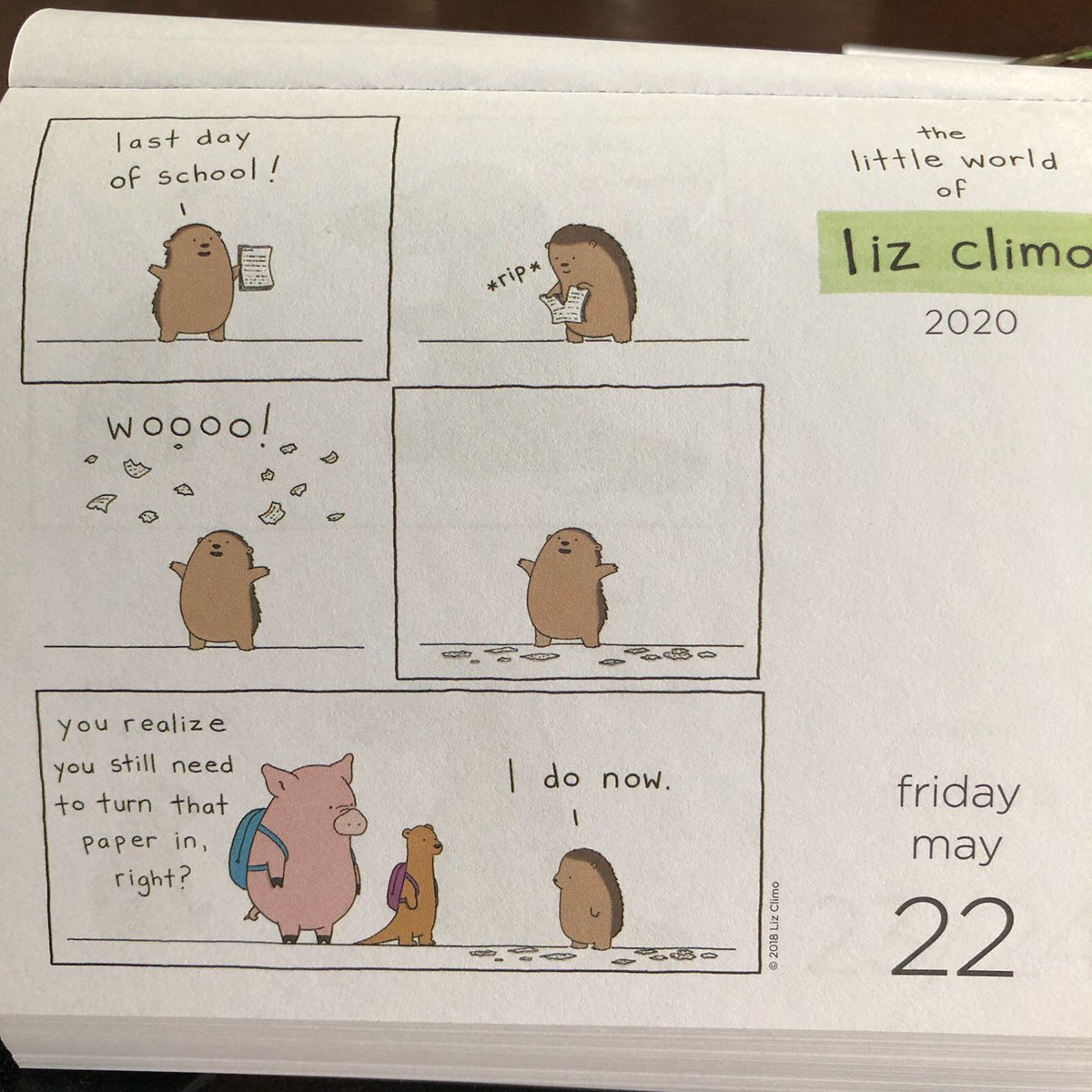 PvaBates's tweet photo. Kids, don’t let this happen to you. Though, I guess in these days of eLearning, there’s less of a risk. https://t.co/wnc3BvIGBA