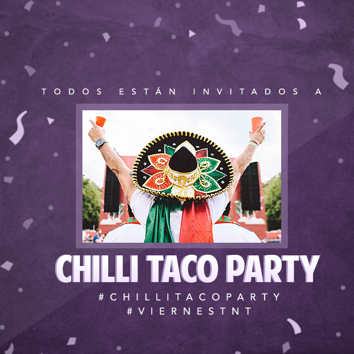 ThetaNiTau's tweet photo. ¿Creían que hoy se libraban? 𝙑𝙖 𝙖 𝙨𝙚𝙧 𝙦𝙪𝙚 𝙣𝙤.

Les invitamos a celebrar con nosotros el cumpleaños de @_savannahohnana en una auténtica fiesta mexicana. No se pierdan la #ChilliTacoParty que empieza a partir de... ¡Ya! 🇲🇽🎉 https://t.co/gbaP41GoVe