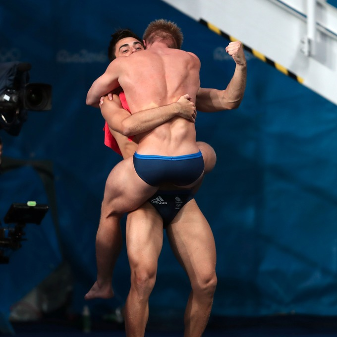 Chris Mears and Jack Laugher are best buddies. 