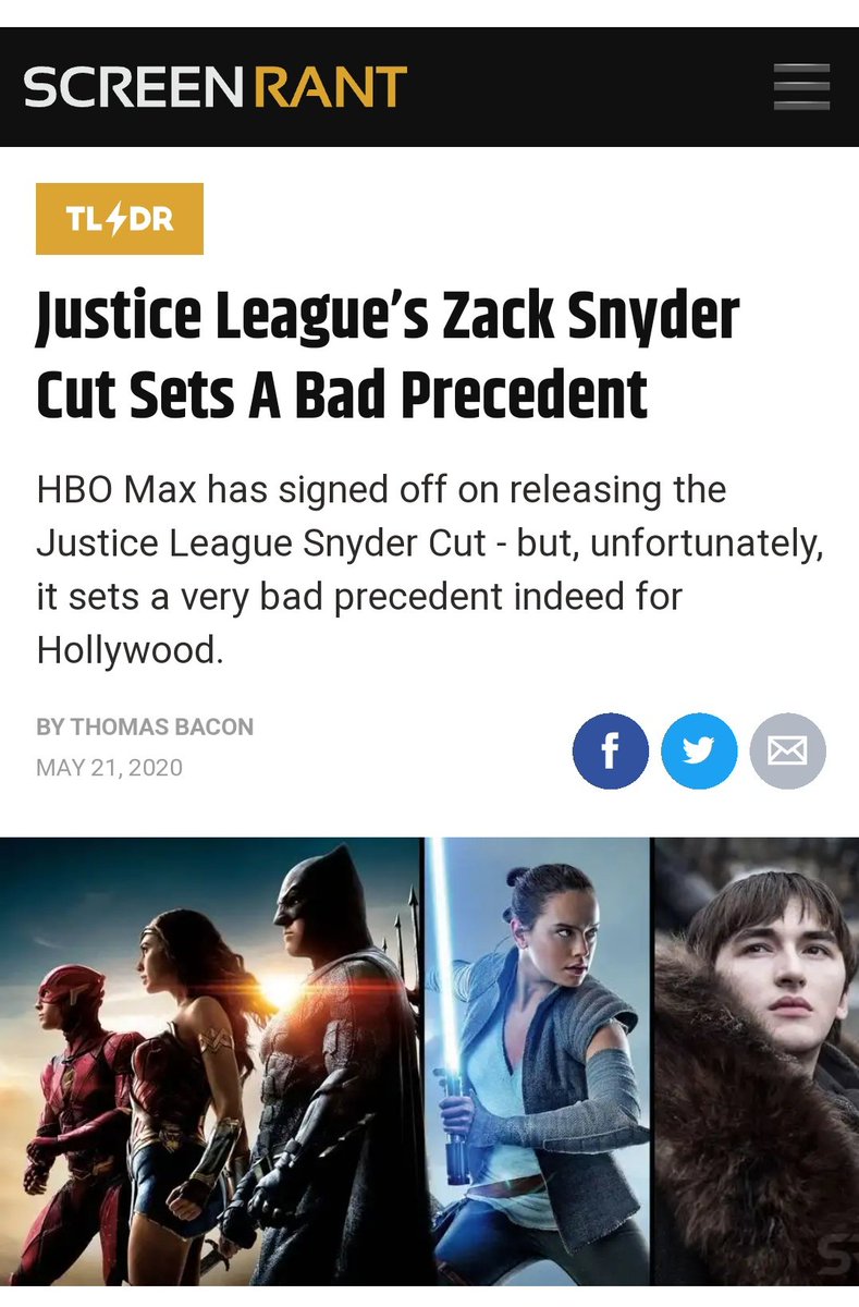 ShadowWithout1's tweet photo. Oh they be salty now! #AltaArmy gets labelled as a toxic fandom by Screenrant, just because we exist.
Don't bother giving this predictable hitpiece any additional revenue by your click. https://t.co/le9vErYoV7