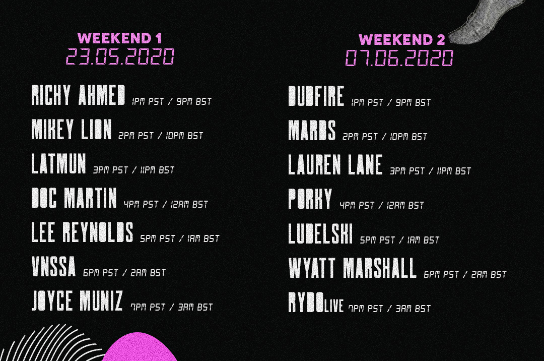 DesertHearts's tweet image. Weekend 1 of Our @beatport Livestream Takeover Less Than 24 Hours Away 👽