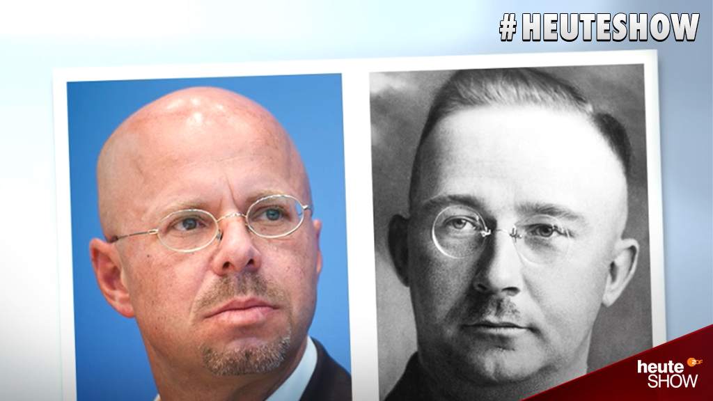 heuteshow's tweet image. Andreas Kalbitz: sieben Jahre in Folge Gewinner des Heinrich-Himmler-Look-a-like-Contests. #heuteshow