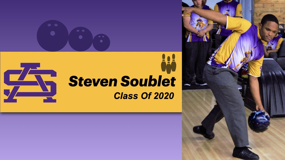 StAugnola's tweet photo. This week we're celebrating our senior, spring student-athletes... Now Class of 2020 graduates. Today we honor members of our bowling team. The St. Augustine community salutes your unity, sacrifice, and resilience now more than ever. #StAugStrong #classof2020 #PurplePride https://t.co/y3UD8sL7hF