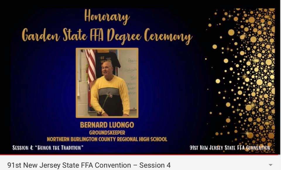 moneill8401's tweet photo. Northern Burlington's own Bernard Luongo received the Honorary Garden State FFA Degree today!  So well deserved! https://t.co/Zp27syJaM0