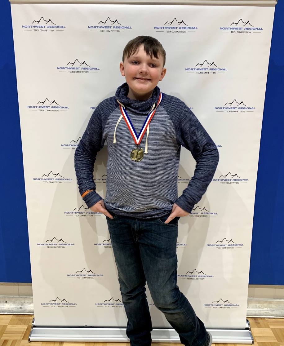 Mason Bone placed second in the Productivity Design category at the virtual Georgia Student Technology Competition. Way to go, Mason! Proud of you!