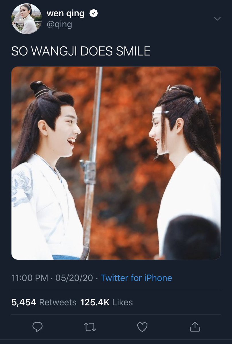 98) * gasps* wangji smiles