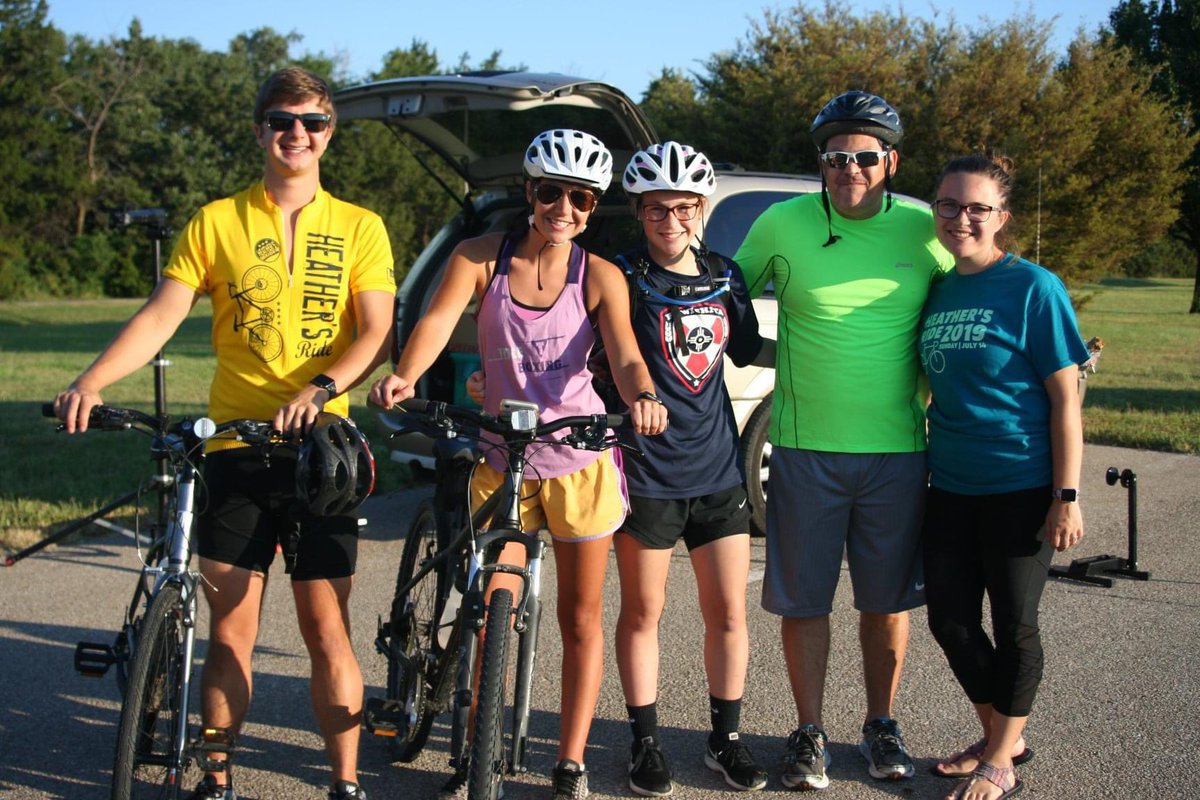 HeathersCamp's tweet photo. This year’s Heather’s Ride will be a virtual ride and will take place anywhere between July 10-12. The lengths and the routes will be decided by you. Registration is $20 per person or $40 for a family and can be accomplished at https://t.co/H8xIdPUkwY https://t.co/L8aVTSFcdj