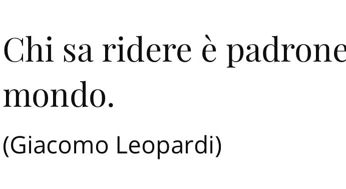 mimmo_fusco's tweet photo. Chi sa ridere è padrone del mondo
#Giacomoleopardi #citazione https://t.co/idxMGwP3ZR