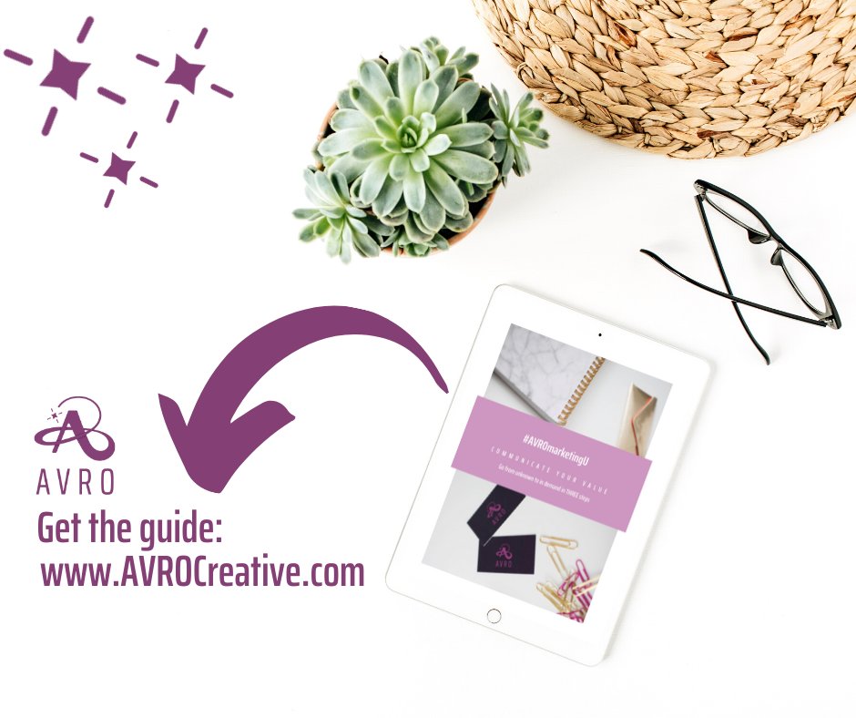 Everything changed when I got clear on my value and could communicate it. 

I created this guide to help you clarify and communicate your value. 

Get it (for free) at avrocreative.com