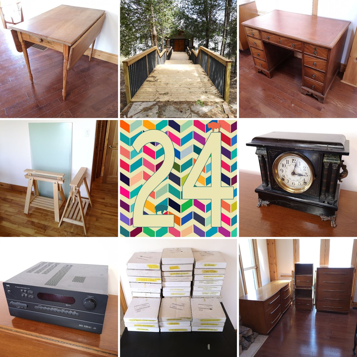 24 Hours remaining of this week's waterfront Online #ContentSale
Click bit.ly/2WNQ2qj to SHOP NOW!
Items are 20% off today &amp; 30% tomorrow.
#dunrobin #antique #widdicomb #NAD #noritake #royaldoulton #royalbayreuth #hburgessburslem #hespeler #ottawa #sellmystuffcanada🍁