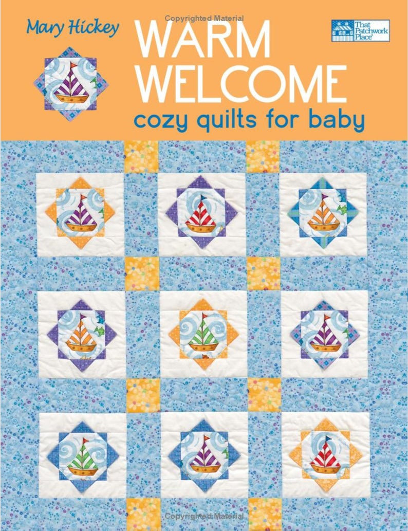 Excited to share the latest addition to my #etsy shop: WARM WELCOME - Cozy Quilts For Baby Book by Mary Hickey for That Patchwork Place, 17 Total Projects etsy.me/2Xjc0Ak #babyshower #quilting #tlcstreasures #babyquilt #babyquiltpattern #nurserydecor #baby #cri