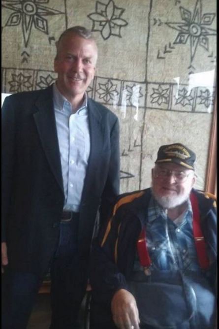 SenDanSullivan's tweet photo. One Merchant Mariner I'll never forget is Eldon Gallear, who passed in 2016 but did incredible work advocating with @AMMWWII. Eldon has an incredible story, having been the sole survivor of the “Tillie Lykes” vessel that was torpedoed by a German U-boat during World War II. https://t.co/mOvNCNoNVv
