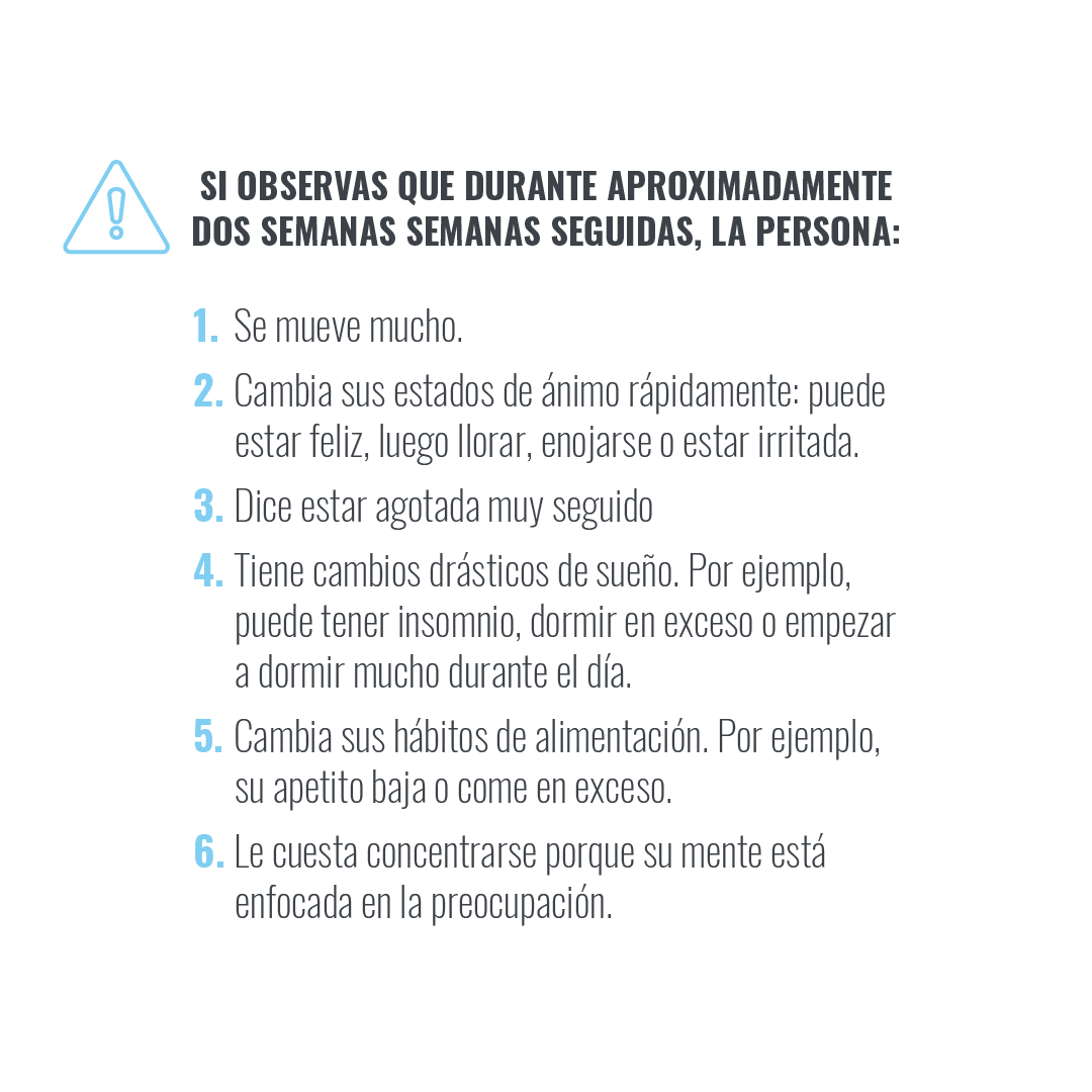 MutanteOrg's tweet photo. ¿Cómo podemos reconocer que alguien a nuestro alrededor está sintiendo mucha ansiedad y cómo podemos ayudarle?

Alejandra Torres Parga, experta en trastornos del comportamiento, nos ayudó a responder estas preguntas. 

¡Esperamos que esto les sea útil!

#HablemosDeSaludMental https://t.co/weCk4861YY