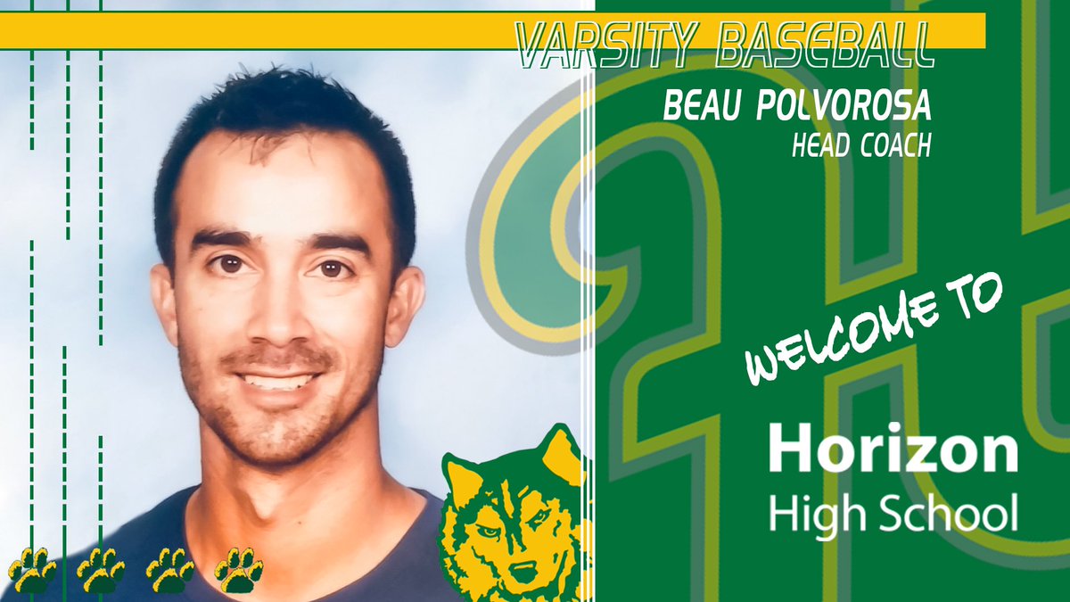 We would like to welcome home our new head baseball coach Beau Polvorosa. Graduate of the class of 2003! Let's go huskies! <a href="/HHShuskynation/">HHShuskynation</a> <a href="/PVUSDATHLETICS/">PVUSD Athletics</a> <a href="/husky_baseball_/">Horizon Husky Baseball</a>