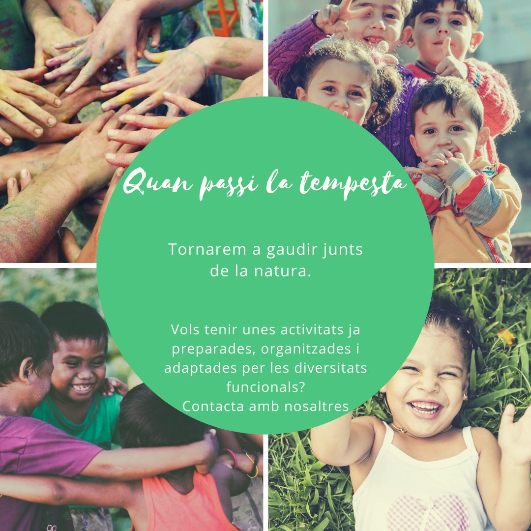 Enatur1's tweet photo. Tornem a la natura?
#enatur
#educacióub
#inclusion 
#educacióinclusiva
#diversitatfuncional
@Merce_AlosLlado 
@CopecPedagogs 
@EducacioUB 
@UniBarcelona 
@barcelonactiva https://t.co/yq3tUUM0tL
