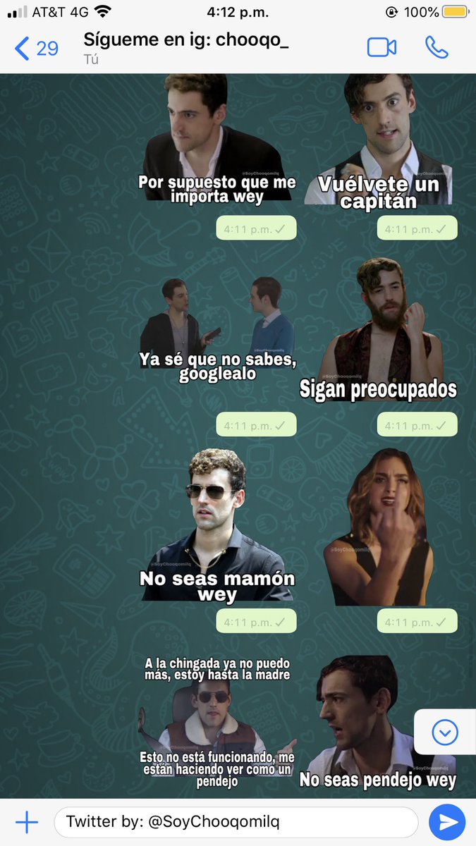 SoyChooqomilq's tweet photo. STICKERS NUEVOOOS!🔥🔥🔥
30 stickers de la famosa serie “Club de cuervos” denle rt y fav para pasar el link de descarga!🤩🤩🤩🤩 https://t.co/Ofs5UdWNaw