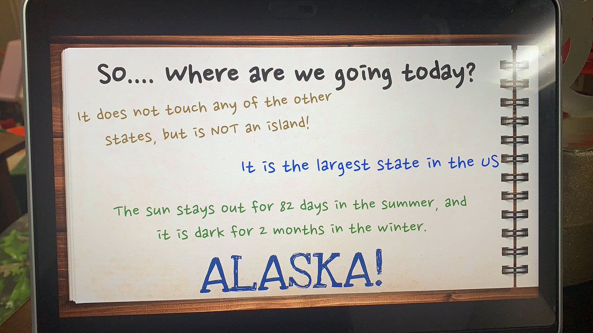 _RachelSura's tweet photo. Today we went to Alaska!!! Students loved seeing the glaciers! We even got to listen as ice fell off onto the water from above and below water! #wawmproud #learningiseverywhere 🗻🛶🎣 https://t.co/VNwtoCKoYw