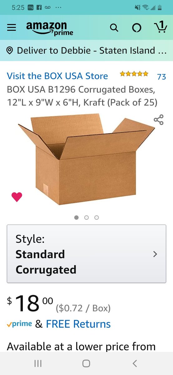Debcretella's tweet photo. Turns out you can order boxes! Who knew?  #mostneededitem #clearthelist https://t.co/IXyv60S1WX https://t.co/oMZ3Epk8aS