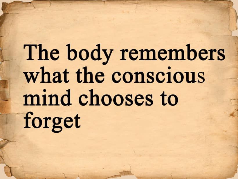 SecondWound's tweet image. The good news is trauma can also be released from the body. 
#thebodykeepsthescore #SomaticWork