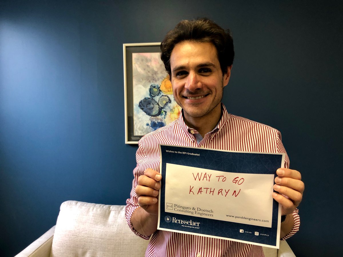 panddengineers's tweet image. Congratulations, Kathryn! We&apos;re really proud. #RPI2020Grad