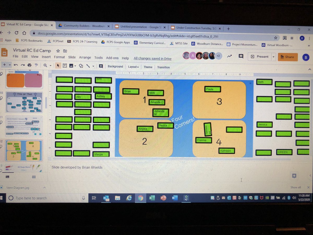 BShieldsIC's tweet photo. @WoodburnES teachers engaged in experiences to enhance the virtual @responsiveclass experience. Teachers further had the opportunity to collaborate on some structures they have experienced success with! Thank you to members of @WoodburnES_3rd for your support today! #virtualRC https://t.co/QOLyH71iFZ