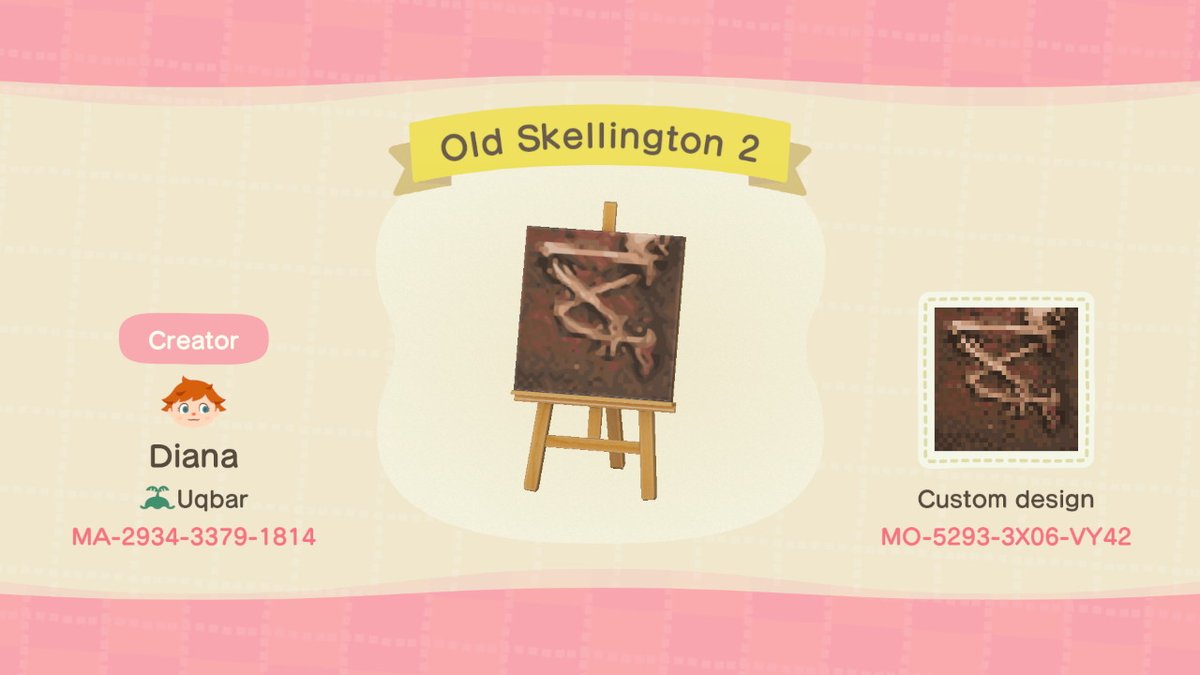 jinxville's tweet photo. Want a spooky-ass skeleton for your graveyard? Check mine out! Comes with and without transparency. #AnimalCrossing #ACNH #NintendoSwitch https://t.co/i4fnByM2u4