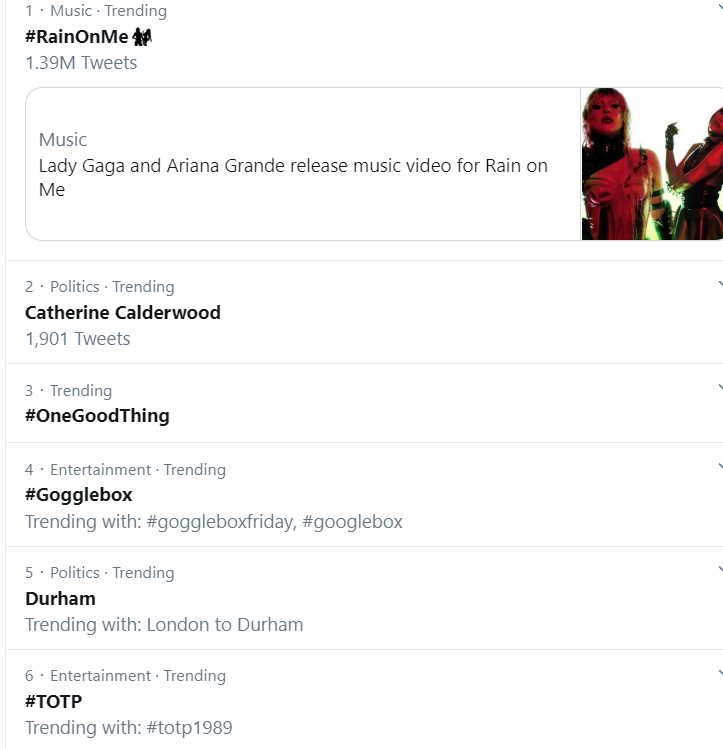 CraigMurrayOrg's tweet photo. Anyone sceptical of the political censorship of Twitter should ask themselves why Dominic Cummings is not trending - when Durham and Calderwood are purely because the words feature in Cummings story.

GCHQ, 77th Brigade, Integrity Initiative. Your own taxes used to deceive you. https://t.co/Acyl5jOfH0