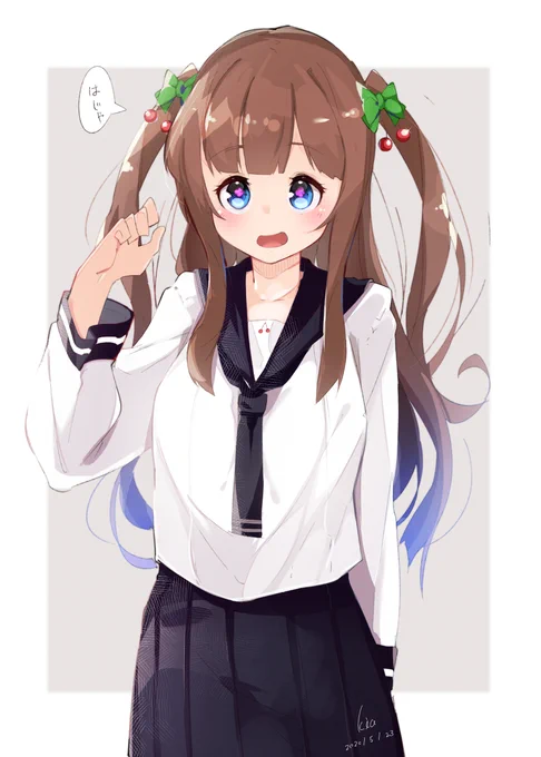ちえりちゃんは可愛いなぁ～ #ちぇり絵 