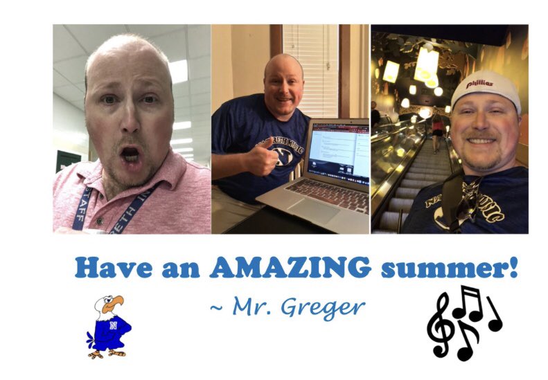 mr_greger's tweet photo. I wasn’t quite sure how I was going to respond when I got to see my students. It only took 15-20 seconds of seeing students before I started getting choked up and had to fight back the tears.  Hope you all have an amazing summer!!! 6th grade, we will miss you all!!! https://t.co/ilf5BU2XM8
