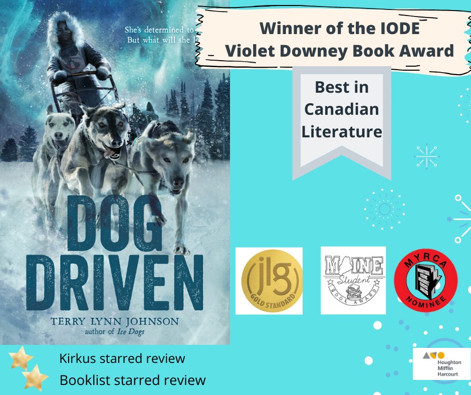 TerryLynnJ's tweet photo. So grateful to hear that DOG DRIVEN won the IODE Violet Downey Literary Award! https://t.co/yab8zKbAiK
