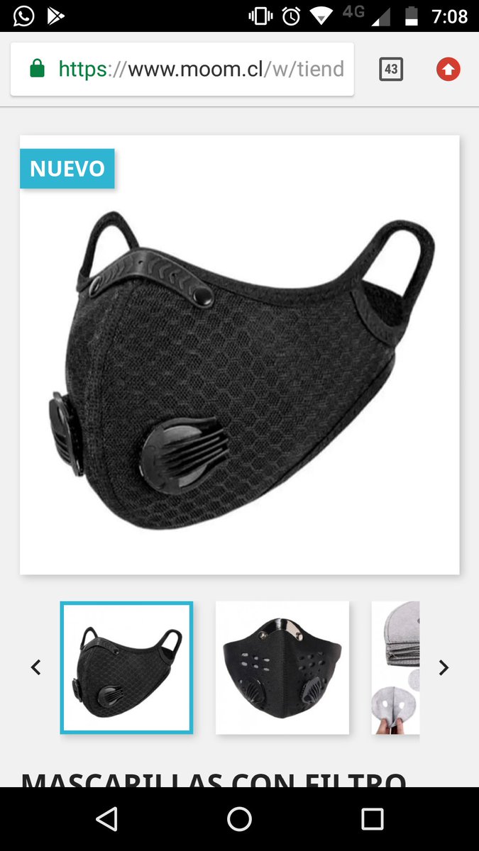 ignaciafer's tweet photo. #COVIDー19Chile Vieron que la tienda de ig @moom.cl de la Carola de moras vende mascarillas de Aliexpress a 40 lucas? Jugar con la seguridad y plata de la gente....
@eldesconcierto @biobio @prensachilenatv  @lacuarta @lun @GlamoramaCL @PamJiles https://t.co/tFNsuXd3UJ