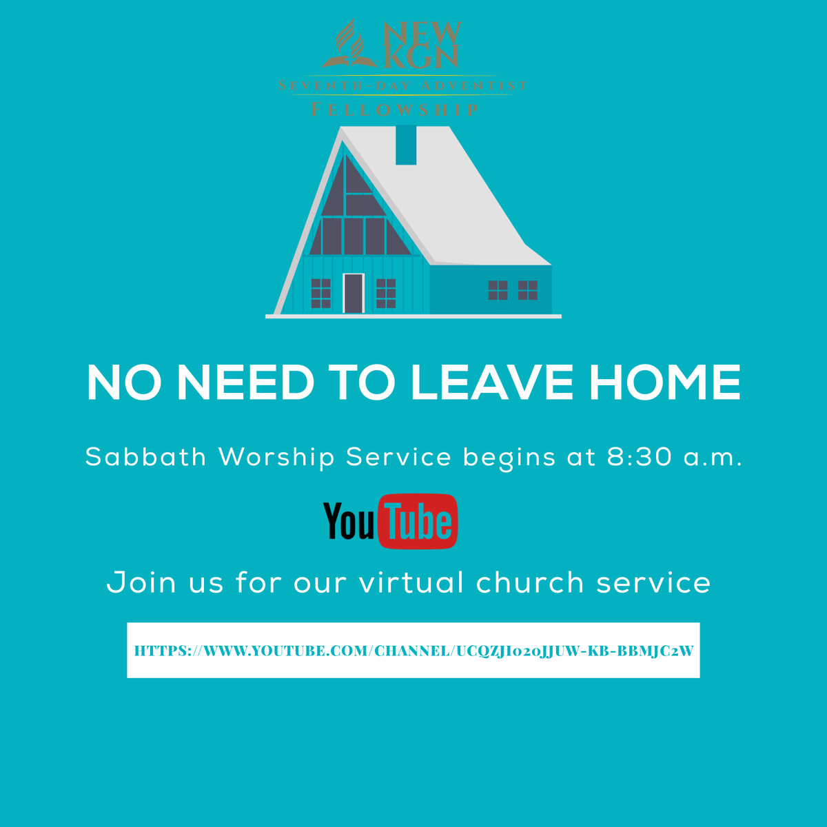 newkingstonsda's tweet photo. Join us for #ChurchOnline on Sabbath May 22, 2020 on #YoutubeLive.
We begin at 8:30 am EST
Here is the link π
https://t.co/areK8WNnMw
#SabbathSomething
#SocialMediaMinistry
#SocialDistancing
#NKSDA https://t.co/oGX6uWN4eb