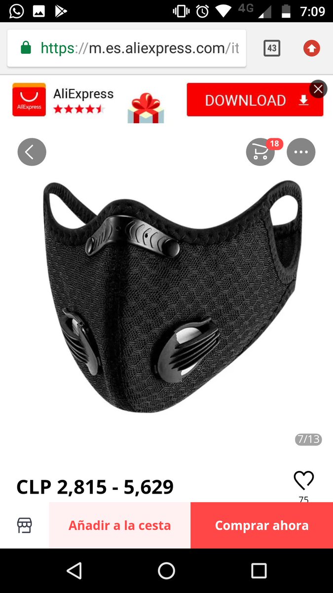 ignaciafer's tweet photo. #COVIDー19Chile 
Acá las fotos de Aliexpress de las mascarillas que vende https://t.co/ylmmnlGYVe en 40 lucas 
@lun @eldesconcierto @biobio @prensachilenatv @PamJiles @lacuarta https://t.co/2eiubogzSW