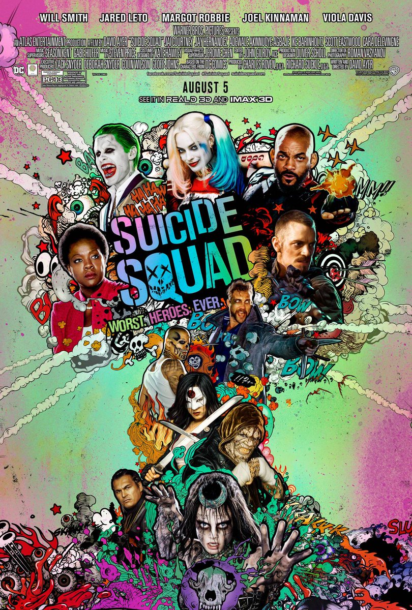Day 8:A film where you liked the soundtrack more?Hmm this is a tricky one tho.I think I'll go with Suicide Squad, I don't really hate this film, I was disappointed yes, and there's alot of potential in this film. But yeah I hate the soundtracks more than the film fo sho.