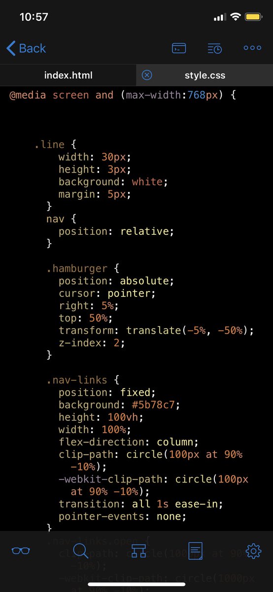 DeveloperCline's tweet photo. Loving being able to do this from my phone when I’m away from the desk. #webdevelopment #webdeveloper #textastic #workingcopy #FrontEnd https://t.co/EUVXvlRRFe