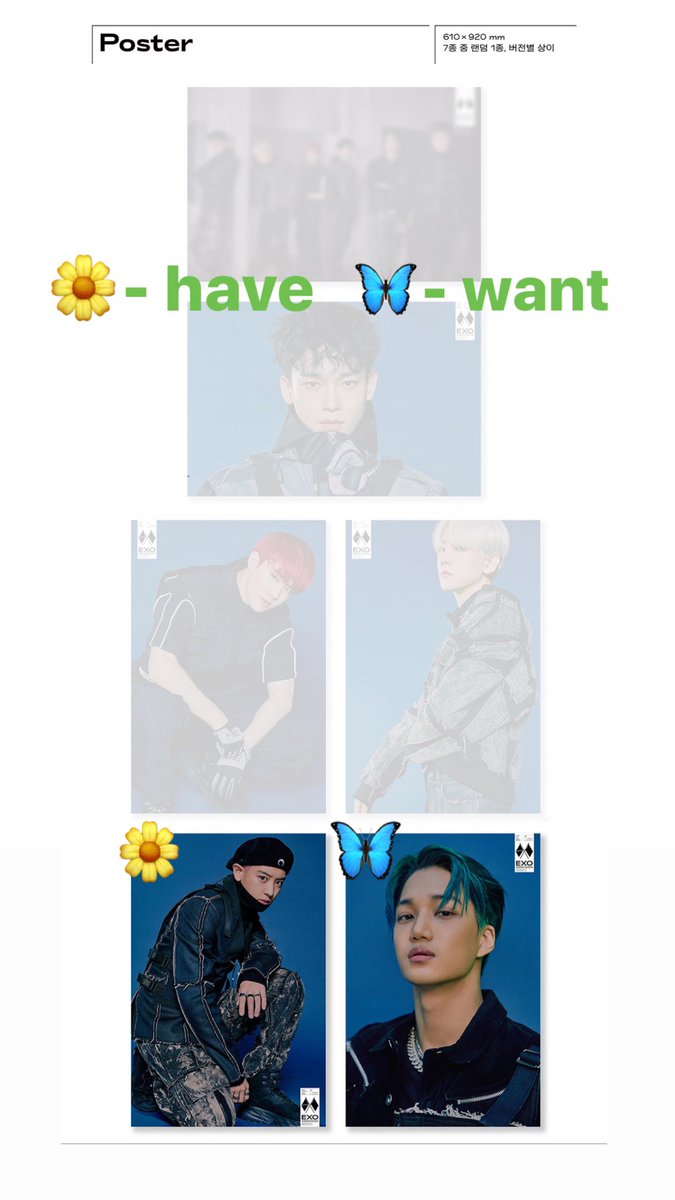 🇼 🇹 🇹 🦋
album: obsession 
have: chanyeol small poster
want: kai small poster (in picture!)
loc: usa only!
ww: no :(
<a href="/kpoptrades247/">kpop trades✨😻</a> <a href="/kpopctrades/">kpop pc trading</a> <a href="/tradekpopusa/">KPOP TRADING!!</a> <a href="/kpoptradingusa/">kpop trading acc!!💫💘🦋</a> <a href="/kpoptrades747/">robins trading acc!! 🦋</a>