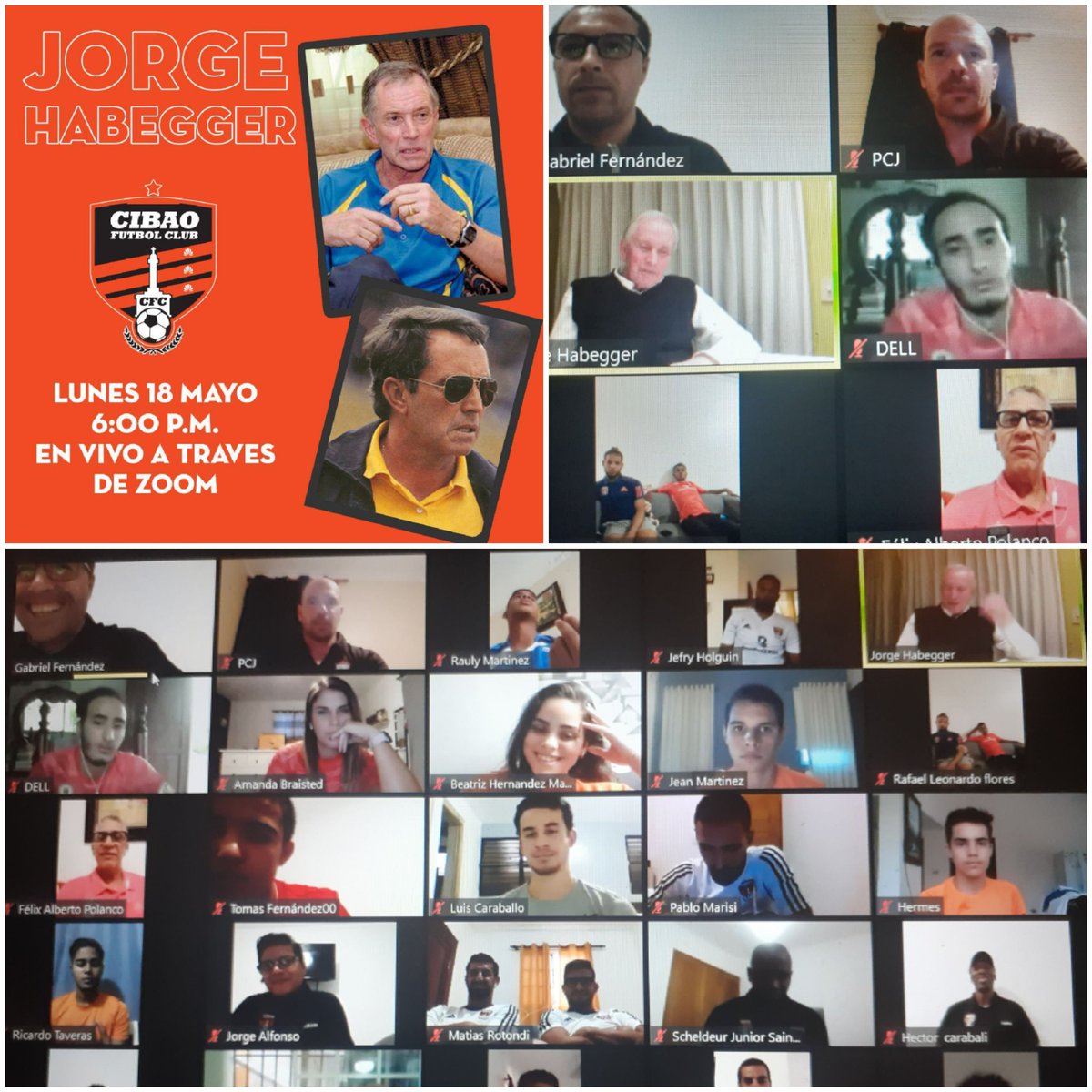 GeraPiers's tweet photo. Excelente lección de Fútbol y de vida con @jorgehabegger. @CibaoFC. @Jorgealfonsodt. Gracias @gabifernandez10 https://t.co/0fPW21Aq9B