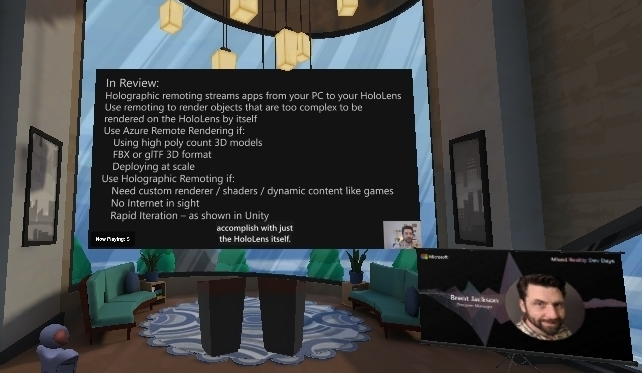 DanMillerDev's tweet photo. Had a lot of fun at #MRDD checked out the MRTK UX building blocks by @cre8ivepark which had a lot of great tips for building with MRTK.
Also great to see @koujaku and all the cool stuff he's been working on with stereokit!
Ended with some remote rendering/ARR info for Unity! https://t.co/QY1iTD3iDc