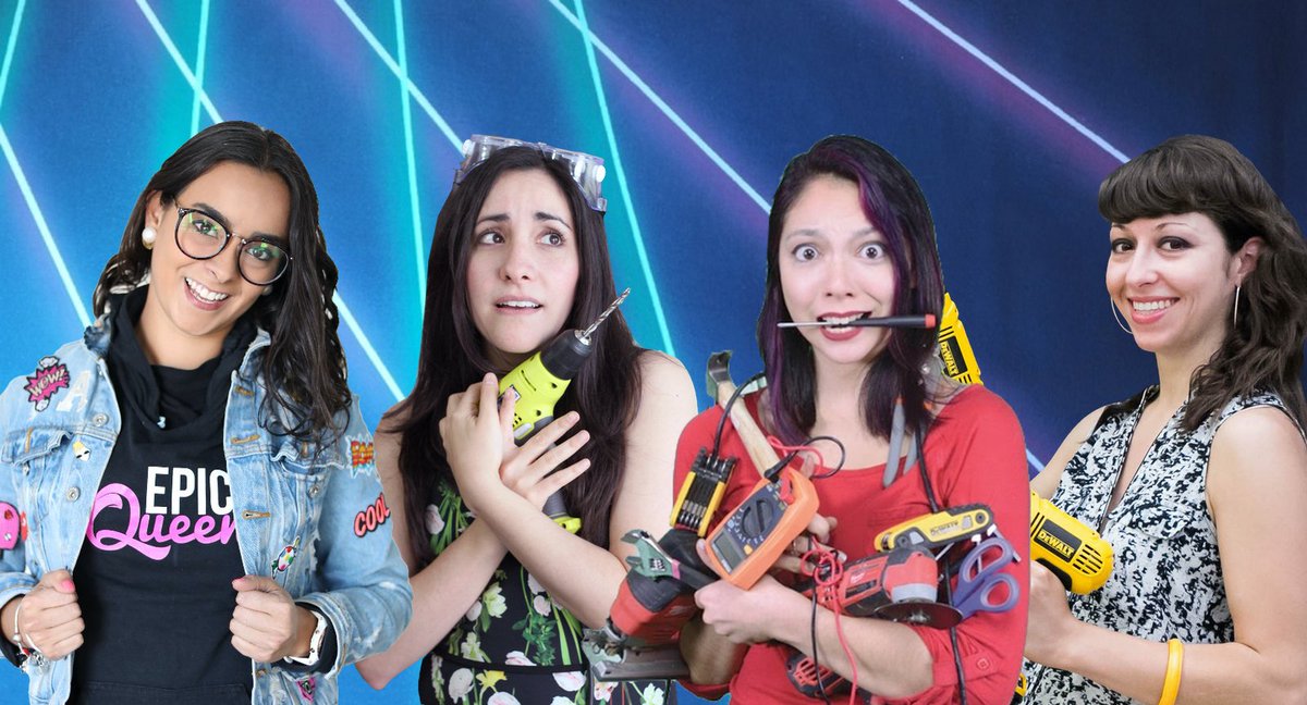 estefanniegg's tweet photo. Join @schac_attack, @XylaFoxlin, @anaqueenmaker and me tomorrow at 12:30 PM CST at @makerfaire! Register here: https://t.co/udYy376Won #makersquad https://t.co/04zA6ZEdTN