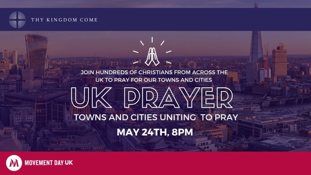 UK PRAYER EVENT // SUNDAY 8pm
Join hundreds of Christians from across the UK to pray for our towns and cities during this time of crisis. Streamed live on Facebook and YouTube. facebook.com/movementdayuk/ <a href="/BishopAngaelos/">Archbishop Angaelos</a> <a href="/_mikeroyal/">Mike Royal</a> <a href="/andyfrost/">Andy Frost</a>  <a href="/thykingdom_come/">Thy Kingdom Come</a> <a href="/GatherUK/">Gather</a> <a href="/EAUKnews/">Evangelical Alliance</a>