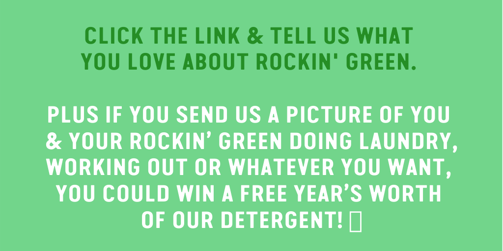 Calling all Rockin’ Green fans 🗣️ We want to hear from you! (And give you free detergent!) #Giveaway

elements1.typeform.com/to/szZWNF