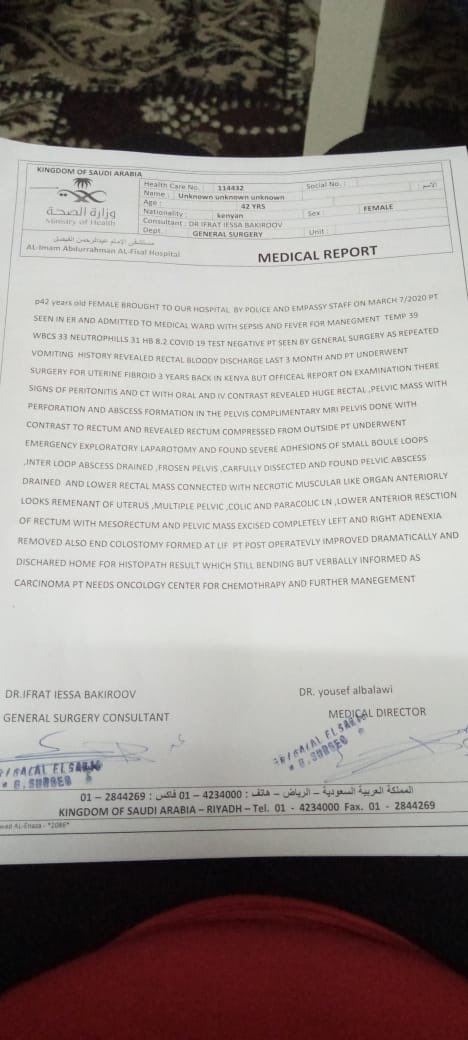 kenyans_saudi's tweet photo. It is in deep contention that we are in squal for succour on behalf of our sister. Our kenyan embassy in Riyadh Saudi Arabia. Who is accountable for this? Who do we wail to for help? #SaveNjeri @MikeSonko @InteriorKE @WilliamsRuto @MikeSonko @FirstLadyKenya @ImmigrationDept https://t.co/8FdzSTaurk