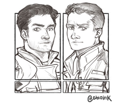 chiooink's tweet photo. OMG MY LOVE FOR THESE TWO...ALL THE TIME I´VE BEEN SKETCHING THEM... I´VE BEEN LIKE:😍🥰😳😍
#sixfanarts #sixfanartchallenge #buddie #EddieDiaz #EvanBuckley #sketch #doodle #sixfanart #911onFOX #911fandom #911fans #Buddie https://t.co/6kkTGYLRJE