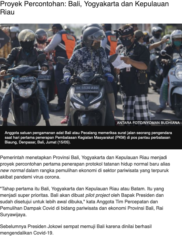 BaleBengong's tweet photo. Selamat pagi, Bali. Siapkah kalian semua menjadi kelinci, eh, contoh bagi Indonesia dalam menghadapi pandemi? 

https://t.co/C5j9B5huOX https://t.co/uVSHqzD64D