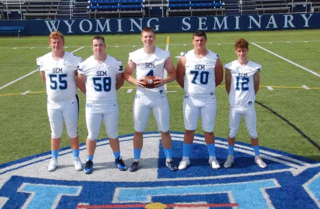 CoachASem's tweet photo. Sem Football is grateful for seniors Max Plank #4, &amp; Flo Roperz #58. Gratitude to Gridiron Imports for bringing us together. Thank you to Flo &amp; Max's parents for raising outstanding young men who elevated our program and community. A legacy established and destined for greatness. https://t.co/2tBmzCgPLS